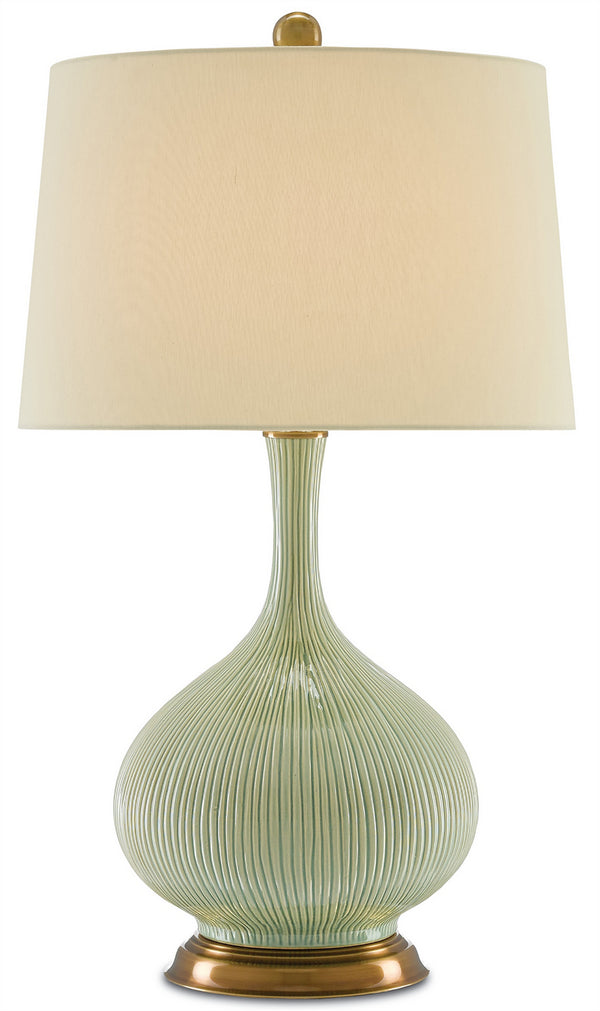 Cait Green Table Lamp Table Lamp by Currey and Company