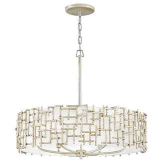 Buy silver-leaf Farrah Chandelier by Fredrick Ramond
