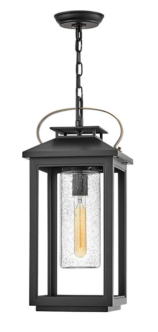 Buy black-with-clear-seedy-glass Atwater Outdoor (Damp) Lantern by Hinkley