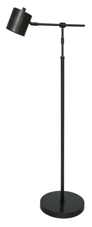 Buy oil-rubbed-bronze-with-metal-glass Morris Floor Lamp by House of Troy