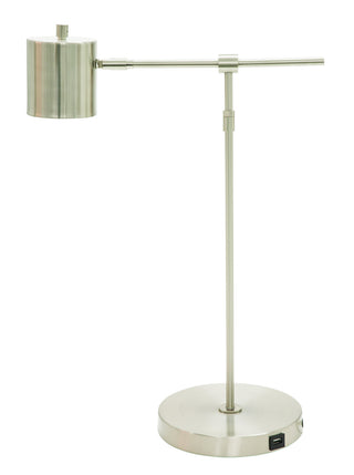Buy satin-nickel-with-metal-glass Morris Lamp by House of Troy