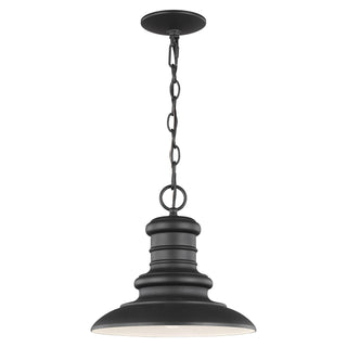 Buy textured-black Redding Station Outdoor (Damp) Pendant by Generation Lighting