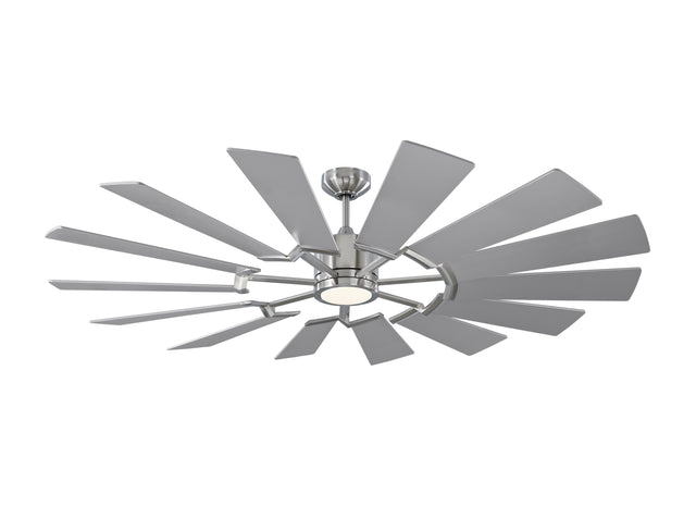 Prairie Outdoor (Damp) Ceiling Fan with Light by Visual Comfort Fan