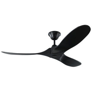 Buy matte-black-and-matte-black-3mavr52bkbk 3-Blade Maverick Ceiling Fan by Visual Comfort Fan