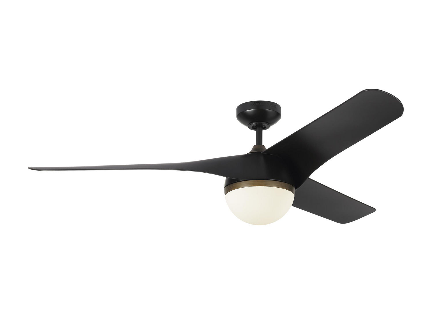 Visual Comfort Fan - 3AKR56BKD - 56" Ceiling Fan - Akova - Matte Black from Lighting & Bulbs Unlimited.