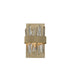 Brushed Champagne Gold with Clear 1``x1``x9`` Glass