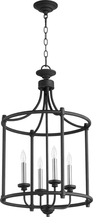 Cage Entries Outdoor (Damp) Pendant by Quorum