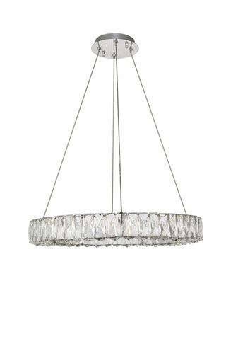 Buy chrome Monroe Chandelier by Elegant Lighting