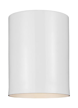 Buy white Outdoor Cylinders Outdoor (Wet) Flush Mount Light by Visual Comfort Studio