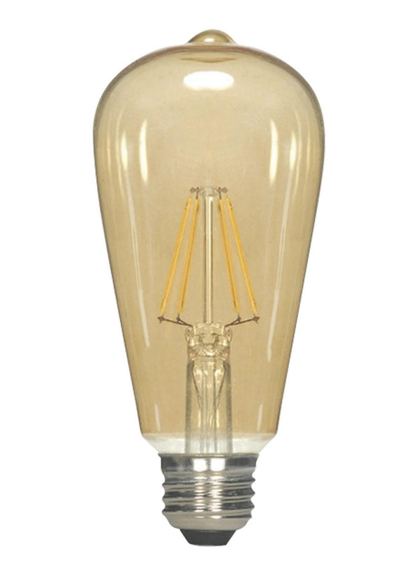 Antique 6 Watt Medium ST19 120V Outdoor (Damp)LED 2300k Light Bulb by Generation Lighting