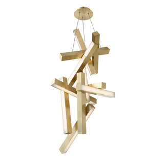 Modern Forms - PD-64849-AB - LED Chandelier - Chaos - Aged Brass from Lighting & Bulbs Unlimited in Charlotte, NC