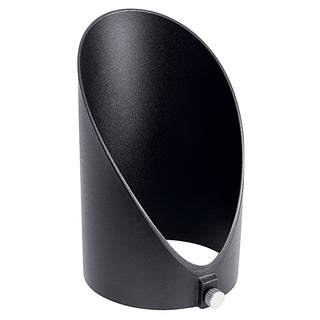 Buy textured-black Aluminum Accent Long Cowl Accessory by Kichler