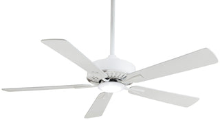 Buy white-finish-with-white-blades Contractor Ceiling Fan with Light by Minka Aire