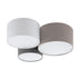 Taupe/White/Grey with Taupe, White, Grey Glass