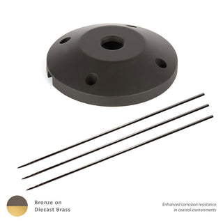 Solid die-cast brass Surface Mount Canopy Accents by W.A.C. Lighting