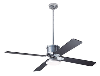 Buy galvanized-finish-with-black-blades Industry DC Ceiling Fan by Modern Fan Co