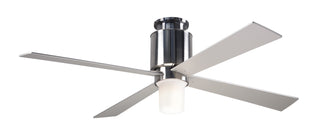 Buy bright-nickel-finish-with-nickel-blades Lapa Flush Hugger Ceiling Fan by Modern Fan Co