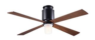 Buy dark-bronze-finish-with-mahogany-blades Lapa Flush Hugger Ceiling Fan by Modern Fan Co