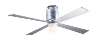 Buy galvanized-finish-with-silver-blades Lapa Flush Hugger Ceiling Fan by Modern Fan Co