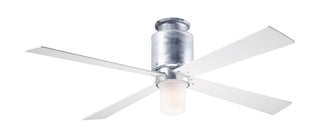 Buy galvanized-finish-with-white-blades Lapa Flush Hugger Ceiling Fan by Modern Fan Co