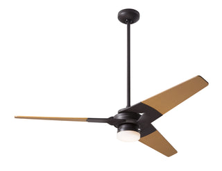Buy dark-bronze-finish-with-maple-blades Torsion Ceiling Fan by Modern Fan Co