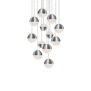 Buy brushed-nickel Supernova Pendant by Kuzco Lighting
