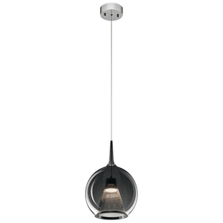 Buy chrome-with-smoked-glass Zin Pendant by Kichler