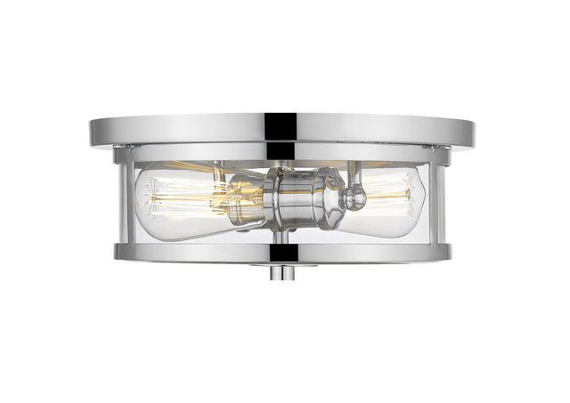 Savannah Outdoor (Damp) Flush Mount Ceiling Light by Z-Lite
