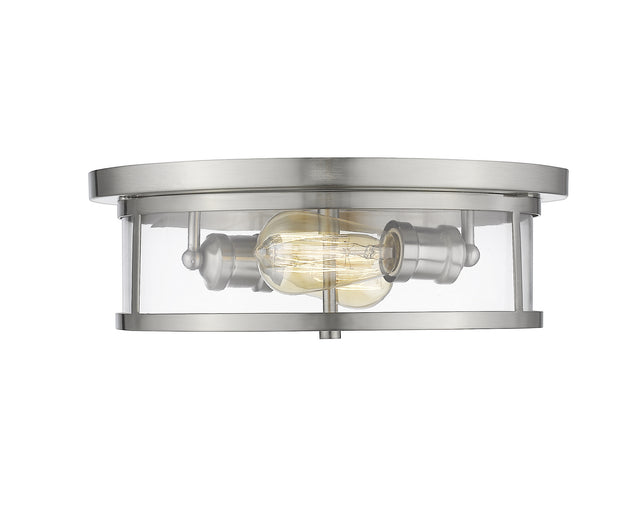 Savannah Outdoor (Damp) Flush Mount Ceiling Light by Z-Lite