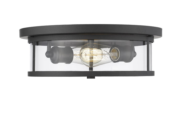 Savannah Outdoor (Damp) Flush Mount Ceiling Light by Z-Lite