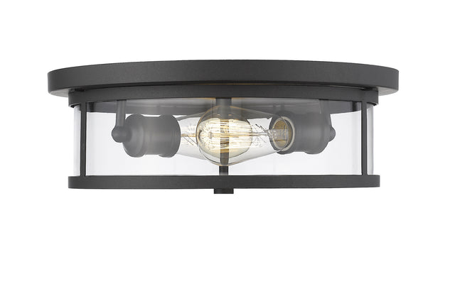 Savannah Outdoor (Damp) Flush Mount Ceiling Light by Z-Lite