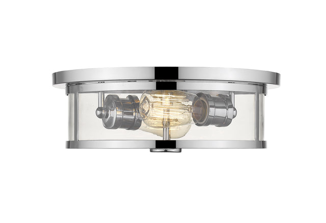 Savannah Outdoor (Damp) Flush Mount Ceiling Light by Z-Lite