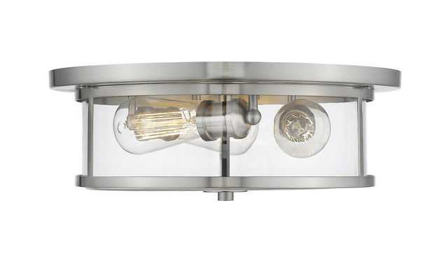 Savannah Outdoor (Damp) Flush Mount Ceiling Light by Z-Lite