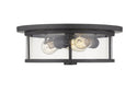 Savannah Outdoor (Damp) Flush Mount Ceiling Light by Z-Lite