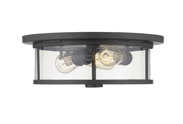 Savannah Outdoor (Damp) Flush Mount Ceiling Light by Z-Lite