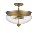 Amon Outdoor (Damp) Flush Mount Ceiling Light by Z-Lite