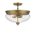 Amon Outdoor (Damp) Semi-Flush Mount Ceiling Light by Z-Lite