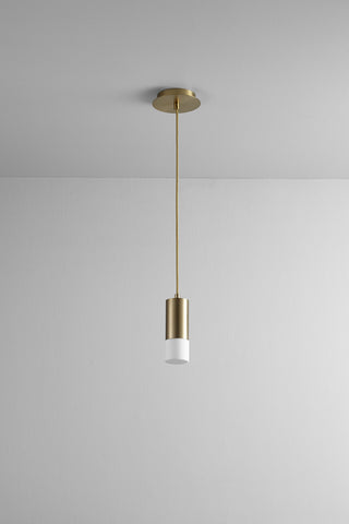 Buy aged-brass Magneta Outdoor (Damp) Pendant by Oxygen