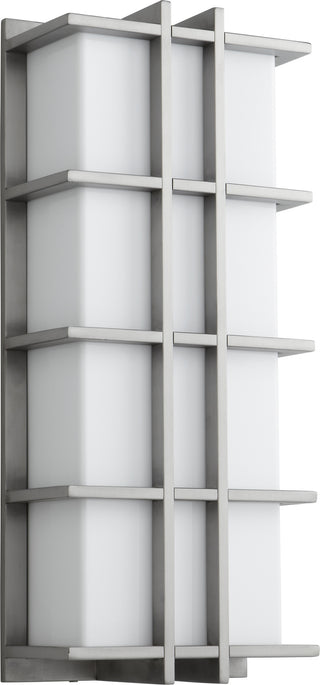 Buy satin-nickel Telshor Outdoor (Wet) Lantern by Oxygen