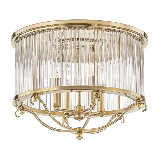 Glass No. Outdoor (Damp) Semi-Flush Mount Ceiling Light by Hudson Valley