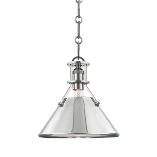 Buy polished-nickel Metal No. Pendant by Hudson Valley