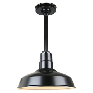 Buy black Warehouse Outdoor (Damp) Pendant by Hi Lite