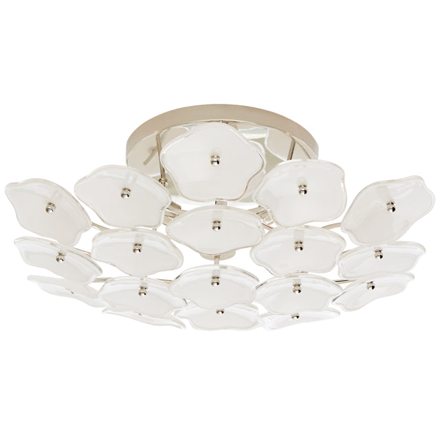 Leighton Outdoor (Damp) Flush Mount Ceiling Light by Visual Comfort Signature