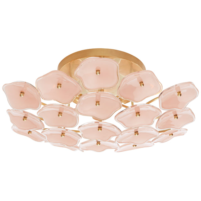 Leighton Outdoor (Damp) Flush Mount Ceiling Light by Visual Comfort Signature