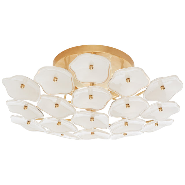 Leighton Outdoor (Damp) Flush Mount Ceiling Light by Visual Comfort Signature