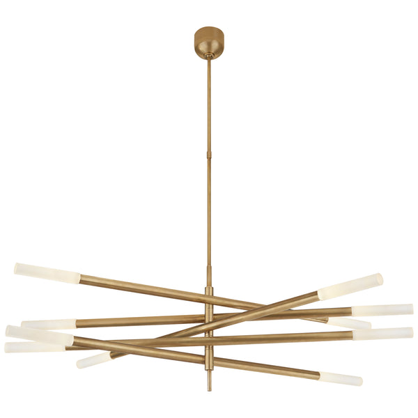 Rousseau Outdoor (Damp) Chandelier by Visual Comfort Signature