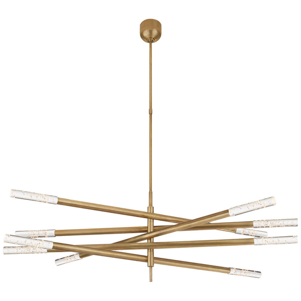 Rousseau Outdoor (Damp) Chandelier by Visual Comfort Signature
