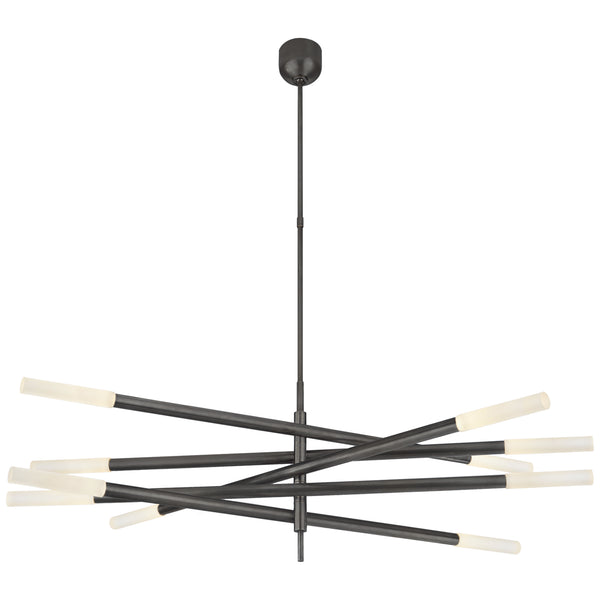 Rousseau Outdoor (Damp) Chandelier by Visual Comfort Signature