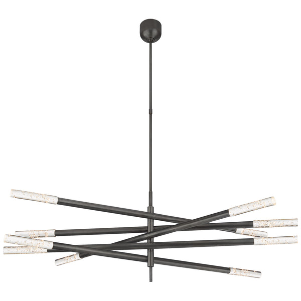 Rousseau Outdoor (Damp) Chandelier by Visual Comfort Signature