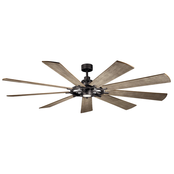 Gentry Xl Outdoor (Damp) Ceiling Fan with Light by Kichler